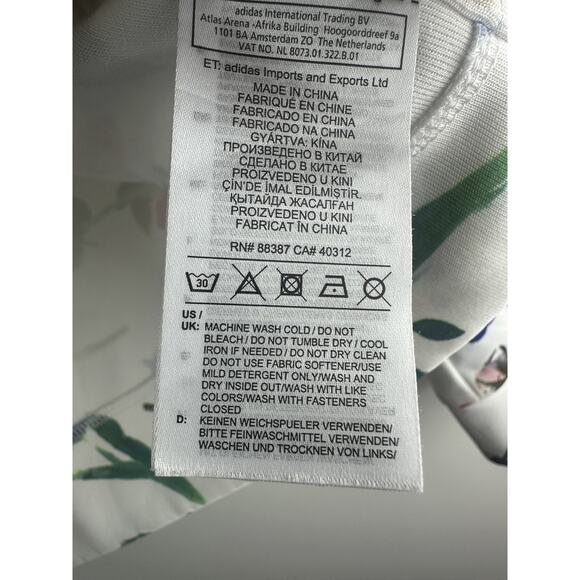 Adidas Bellista Cropped Track Jacket Floral Print ED4762 Women's US Size Small - Picture 11 of 13